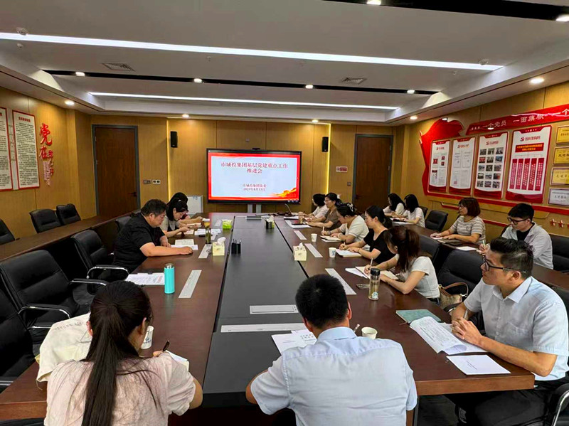 市城投集團(tuán)召開(kāi)基層黨建重點(diǎn)工作推進(jìn)會(huì)